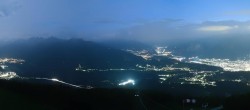 Archiv Foto Webcam Patscherkofel - Blick auf Innsbruck 21:00