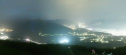 Archiv Foto Webcam Patscherkofel - Blick auf Innsbruck 23:00
