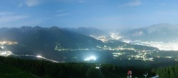 Archiv Foto Webcam Patscherkofel - Blick auf Innsbruck 01:00