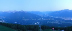 Archiv Foto Webcam Patscherkofel - Blick auf Innsbruck 03:00