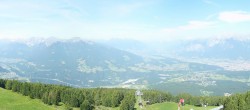Archiv Foto Webcam Patscherkofel - Blick auf Innsbruck 09:00