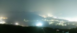 Archiv Foto Webcam Patscherkofel - Blick auf Innsbruck 23:00