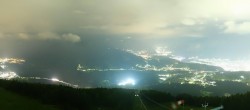 Archiv Foto Webcam Patscherkofel - Blick auf Innsbruck 23:00