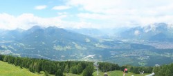 Archiv Foto Webcam Patscherkofel - Blick auf Innsbruck 11:00
