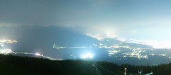 Archiv Foto Webcam Patscherkofel - Blick auf Innsbruck 01:00