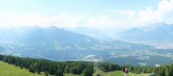 Archiv Foto Webcam Patscherkofel - Blick auf Innsbruck 13:00
