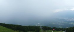Archiv Foto Webcam Patscherkofel - Blick auf Innsbruck 13:00