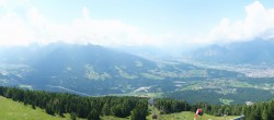 Archiv Foto Webcam Patscherkofel - Blick auf Innsbruck 13:00