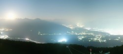 Archiv Foto Webcam Patscherkofel - Blick auf Innsbruck 23:00