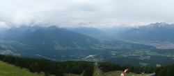 Archiv Foto Webcam Patscherkofel - Blick auf Innsbruck 13:00