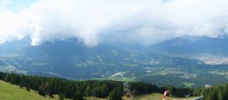 Archiv Foto Webcam Patscherkofel - Blick auf Innsbruck 13:00
