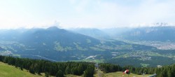 Archiv Foto Webcam Patscherkofel - Blick auf Innsbruck 13:00