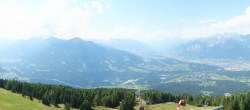 Archiv Foto Webcam Patscherkofel - Blick auf Innsbruck 13:00