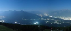 Archiv Foto Webcam Patscherkofel - Blick auf Innsbruck 01:00