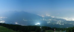 Archiv Foto Webcam Patscherkofel - Blick auf Innsbruck 01:00