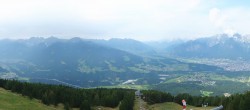 Archiv Foto Webcam Patscherkofel - Blick auf Innsbruck 13:00