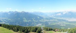 Archiv Foto Webcam Patscherkofel - Blick auf Innsbruck 11:00