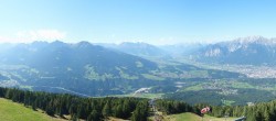 Archiv Foto Webcam Patscherkofel - Blick auf Innsbruck 13:00