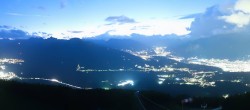 Archiv Foto Webcam Patscherkofel - Blick auf Innsbruck 19:00