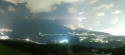 Archiv Foto Webcam Patscherkofel - Blick auf Innsbruck 21:00