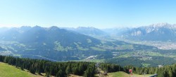 Archiv Foto Webcam Patscherkofel - Blick auf Innsbruck 13:00