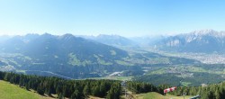Archiv Foto Webcam Patscherkofel - Blick auf Innsbruck 13:00