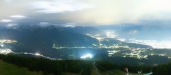Archiv Foto Webcam Patscherkofel - Blick auf Innsbruck 01:00