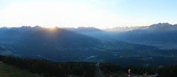 Archiv Foto Webcam Patscherkofel - Blick auf Innsbruck 17:00