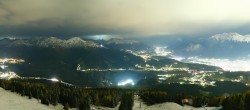 Archiv Foto Webcam Patscherkofel - Blick auf Innsbruck 23:00