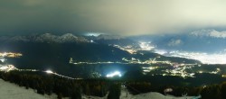Archiv Foto Webcam Patscherkofel - Blick auf Innsbruck 01:00