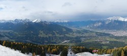 Archiv Foto Webcam Patscherkofel - Blick auf Innsbruck 11:00