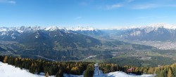 Archiv Foto Webcam Patscherkofel - Blick auf Innsbruck 09:00
