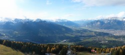 Archiv Foto Webcam Patscherkofel - Blick auf Innsbruck 13:00
