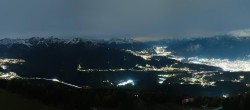 Archiv Foto Webcam Patscherkofel - Blick auf Innsbruck 19:00