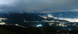 Archiv Foto Webcam Patscherkofel - Blick auf Innsbruck 21:00
