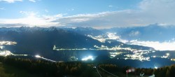 Archiv Foto Webcam Patscherkofel - Blick auf Innsbruck 23:00