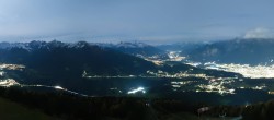 Archiv Foto Webcam Patscherkofel - Blick auf Innsbruck 21:00
