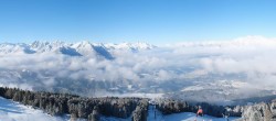 Archiv Foto Webcam Patscherkofel - Blick auf Innsbruck 09:00
