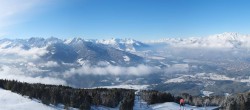 Archiv Foto Webcam Patscherkofel - Blick auf Innsbruck 12:00