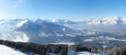 Archiv Foto Webcam Patscherkofel - Blick auf Innsbruck 13:00