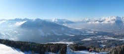 Archiv Foto Webcam Patscherkofel - Blick auf Innsbruck 14:00