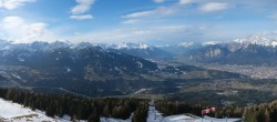 Archiv Foto Webcam Patscherkofel - Blick auf Innsbruck 12:00