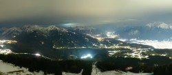 Archiv Foto Webcam Patscherkofel - Blick auf Innsbruck 01:00