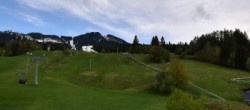 Archived image Webcam Nesselwang - Alpspitzbahn Base Station 17:00