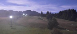 Archived image Webcam Nesselwang - Alpspitzbahn Base Station 23:00