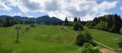 Archived image Webcam Nesselwang - Alpspitzbahn Base Station 11:00