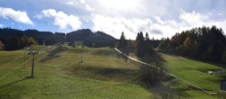 Archived image Webcam Nesselwang - Alpspitzbahn Base Station 11:00