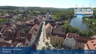 Archived image Webcam Neuburg an der Donau - Court Church 14:00