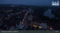 Archiv Foto Webcam Neuburg an der Donau - Hofkirche 04:00