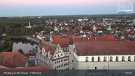 Archiv Foto Webcam Neuburg an der Donau - Hofkirche 18:00